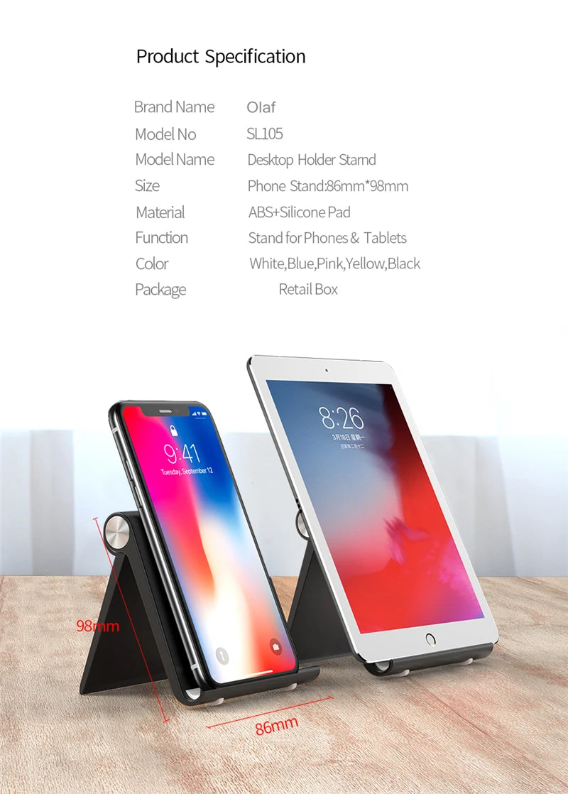 Adjustable Folding Phone Stand