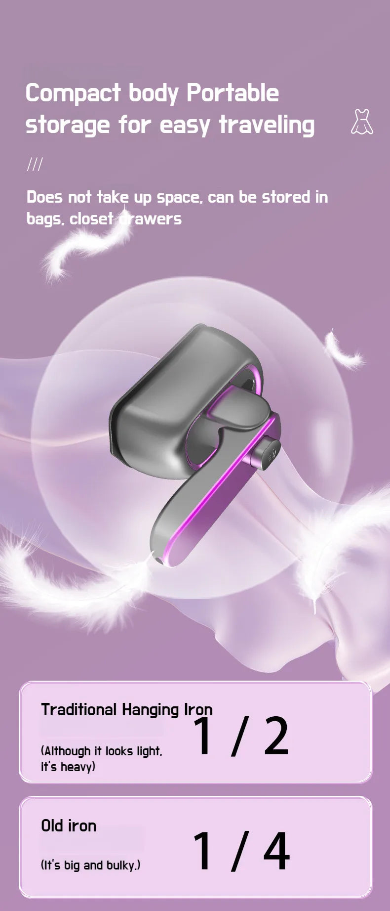 Portable Handheld Steam Iron