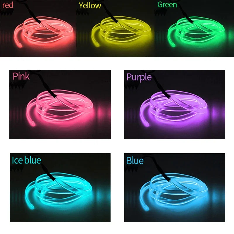 USB Car Interior Ambient LED Light Strip