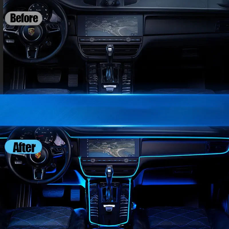 USB Car Interior Ambient LED Light Strip