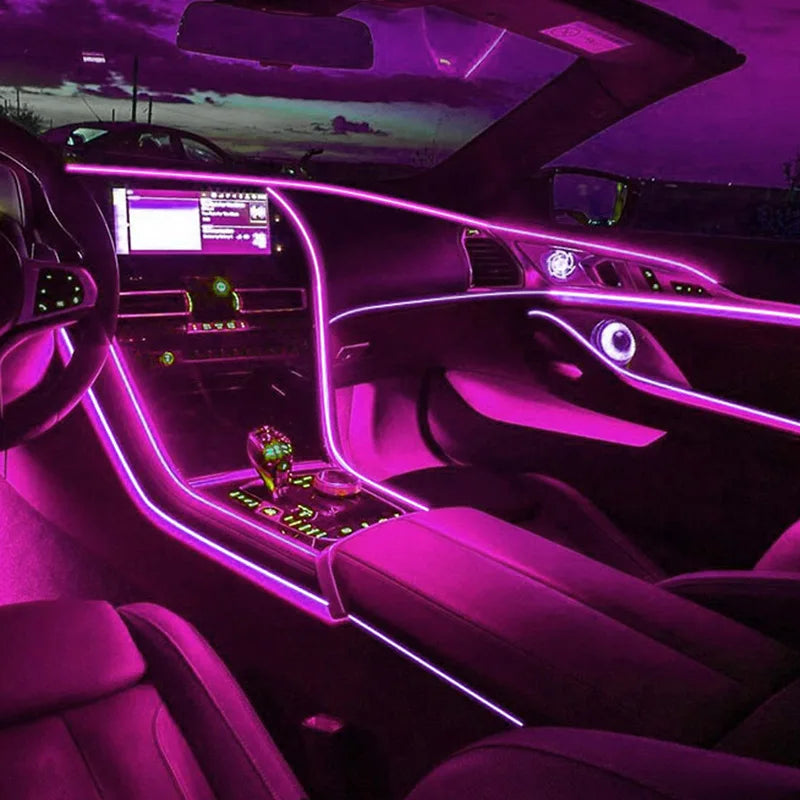 USB Car Interior Ambient LED Light Strip