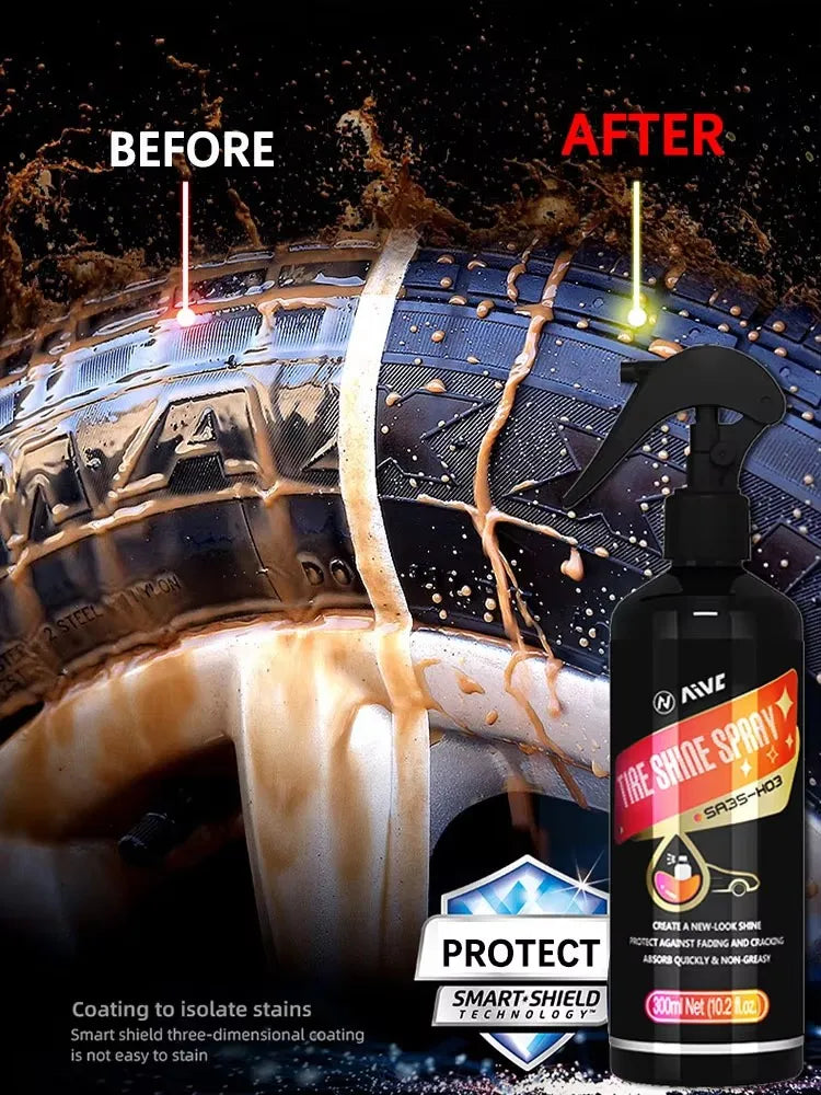 Tire Shine & Plastic Restorer Spray