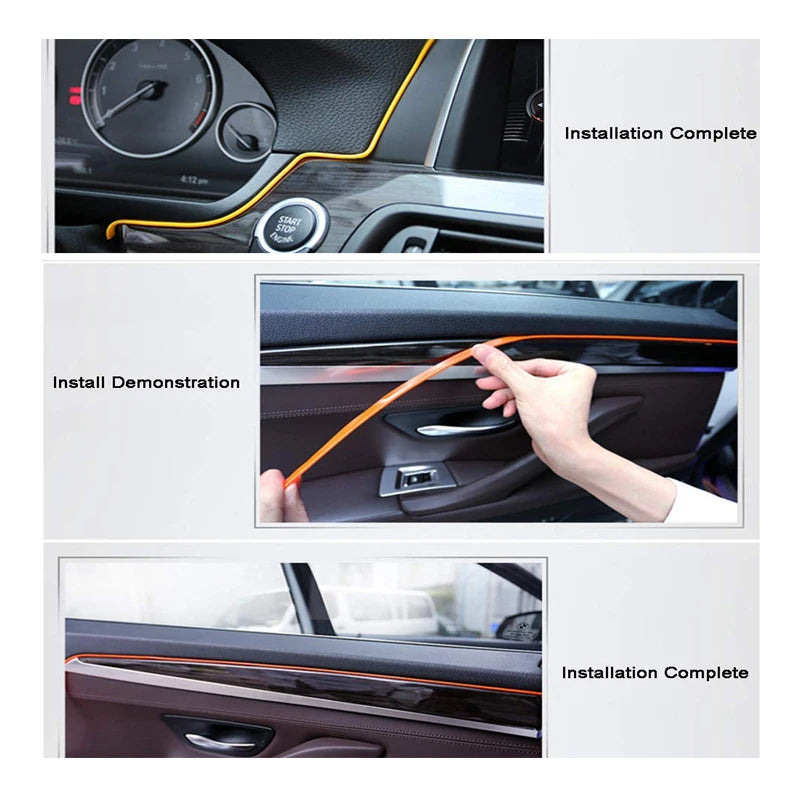 USB Car Interior Ambient LED Light Strip